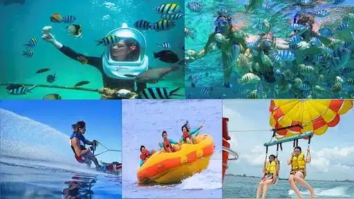 Adventure tour water sports at benoa beach