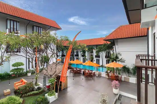 Arrival in bali hotel