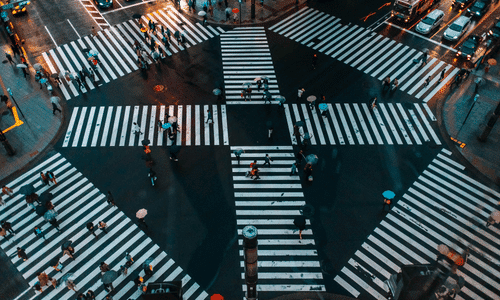 Shibuya Crossing in Tokyo